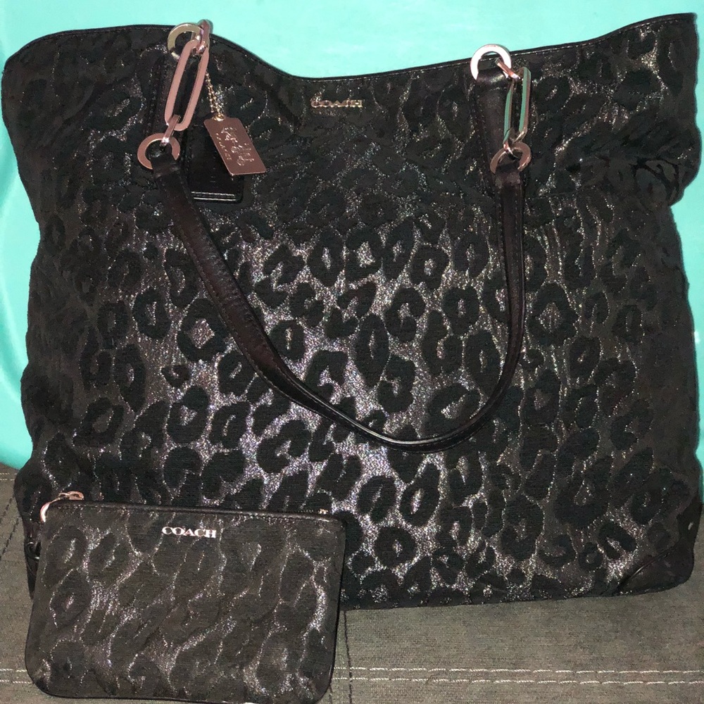 Leopard Print Coach Purse
